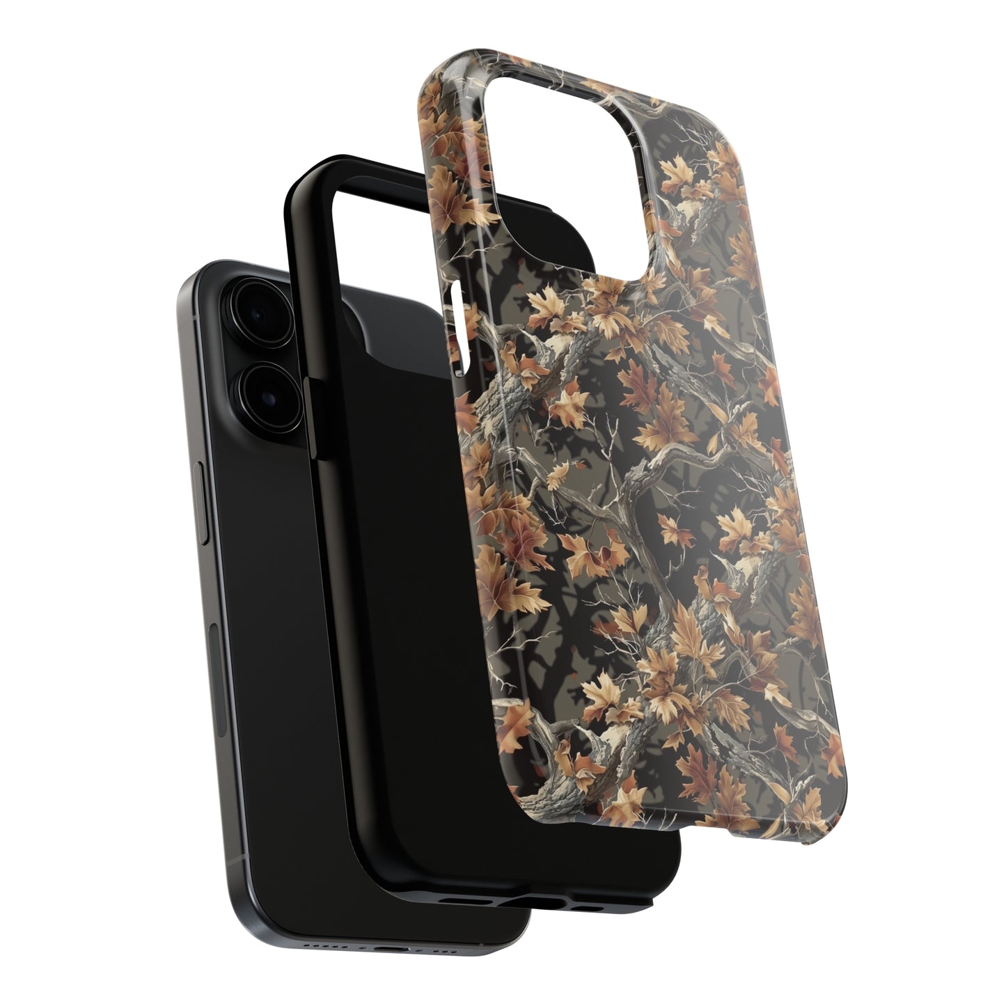 Camo Phone Case for iPhone - Lightweight, Impact Resistant, Wireless Charging Compatible