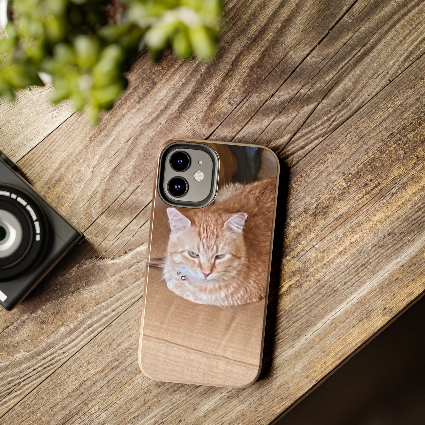 Alfred the Cat's "Couch Potato" Phone Case for iPhone - Lightweight, Impact Resistant, Wireless Charging Compatible