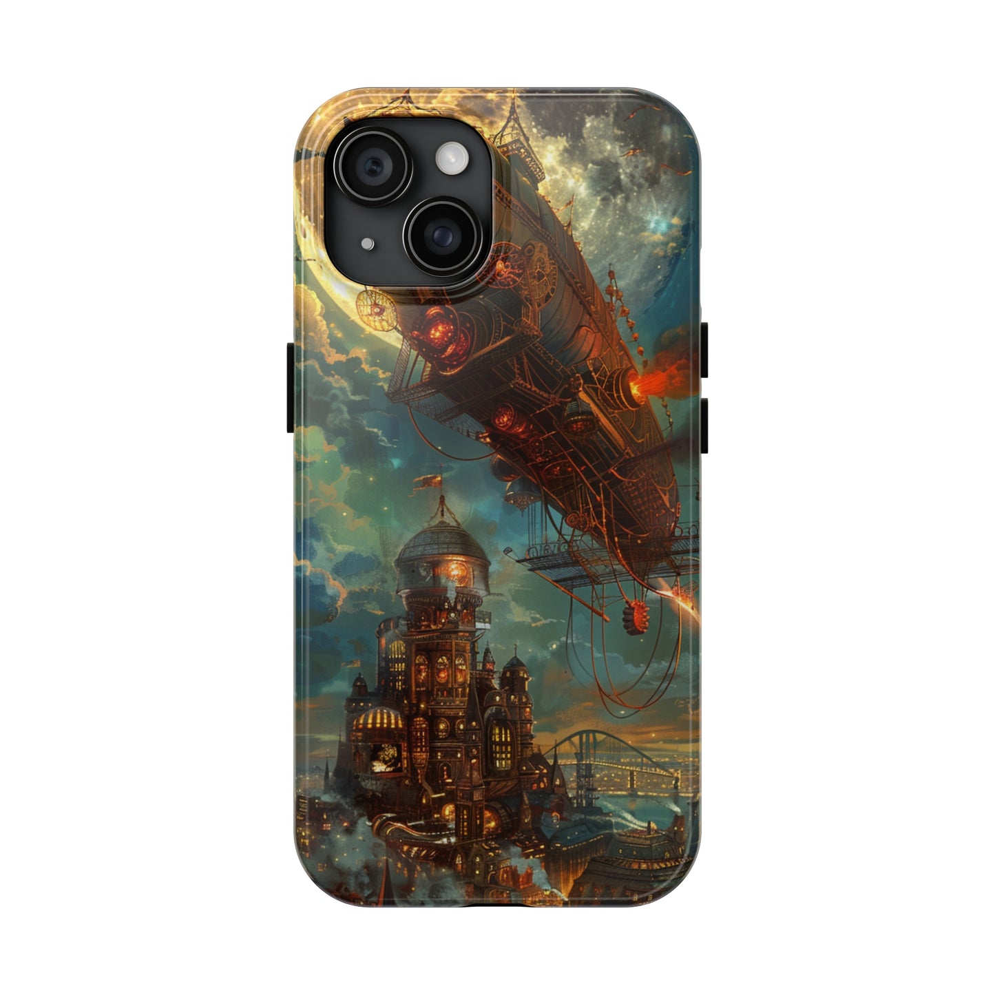 Steampunk Adventures 2 Phone Case for iPhone - Lightweight, Impact Resistant, Wireless Charging Compatible