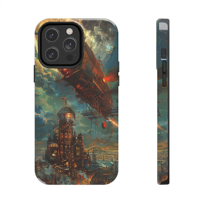 Steampunk Adventures 2 Phone Case for iPhone - Lightweight, Impact Resistant, Wireless Charging Compatible