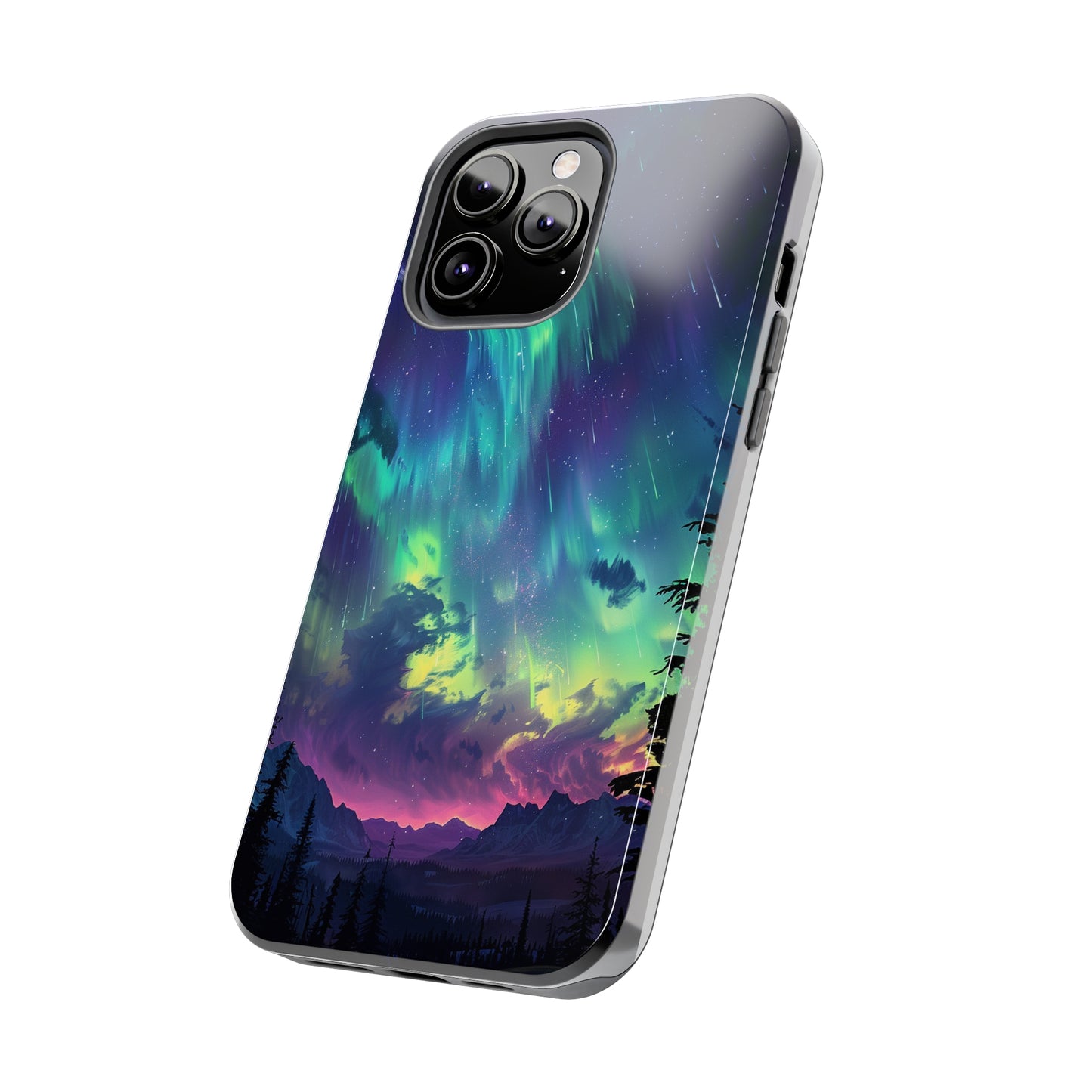 Aurora Dreams Phone Case for iPhone - Lightweight, Impact Resistant, Wireless Charging Compatible