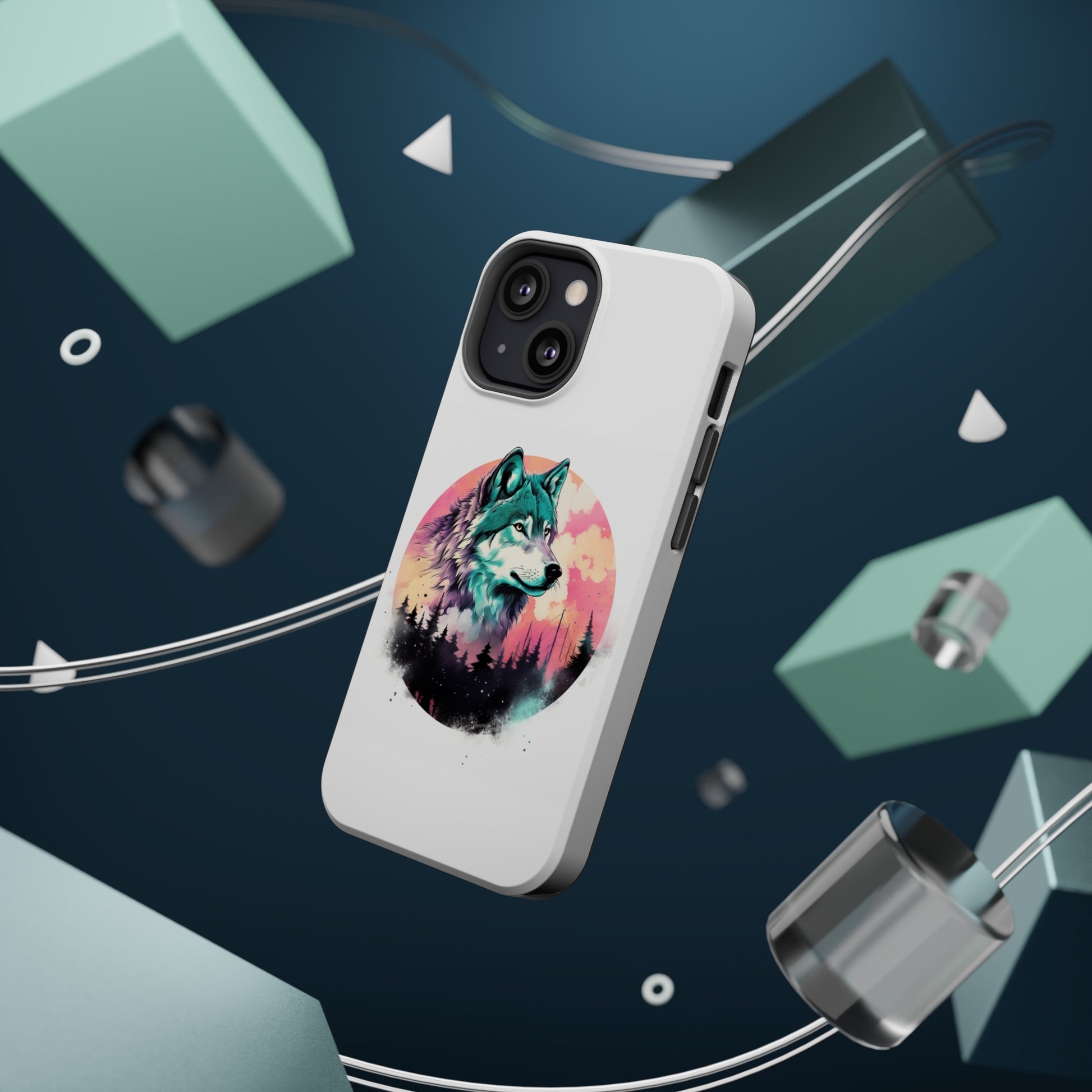 MagSafe Tough Wolf Cases-AI phone case-AI By AJ