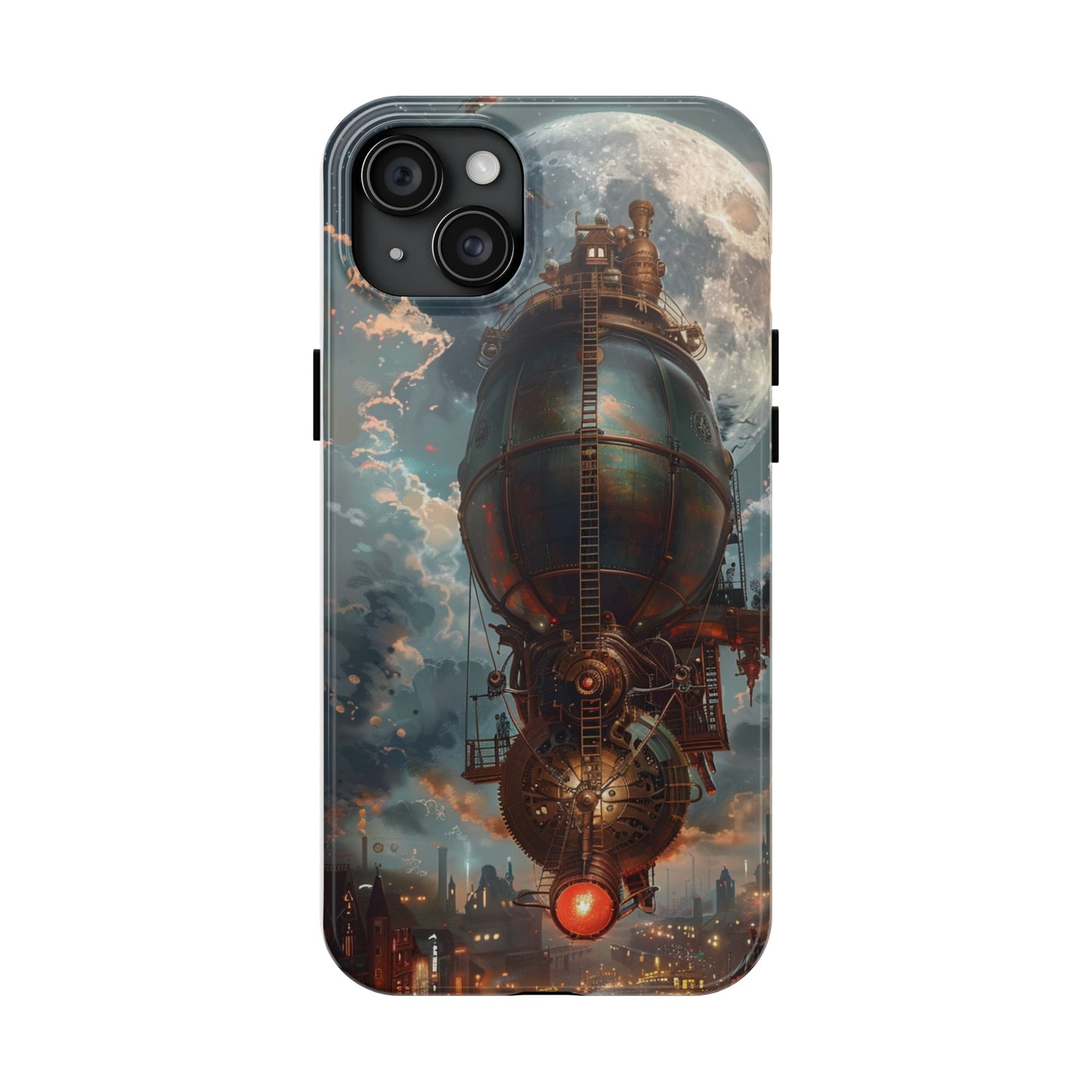 Steampunk Adventure Phone Case for iPhone - Lightweight, Impact Resistant, Wireless Charging Compatible