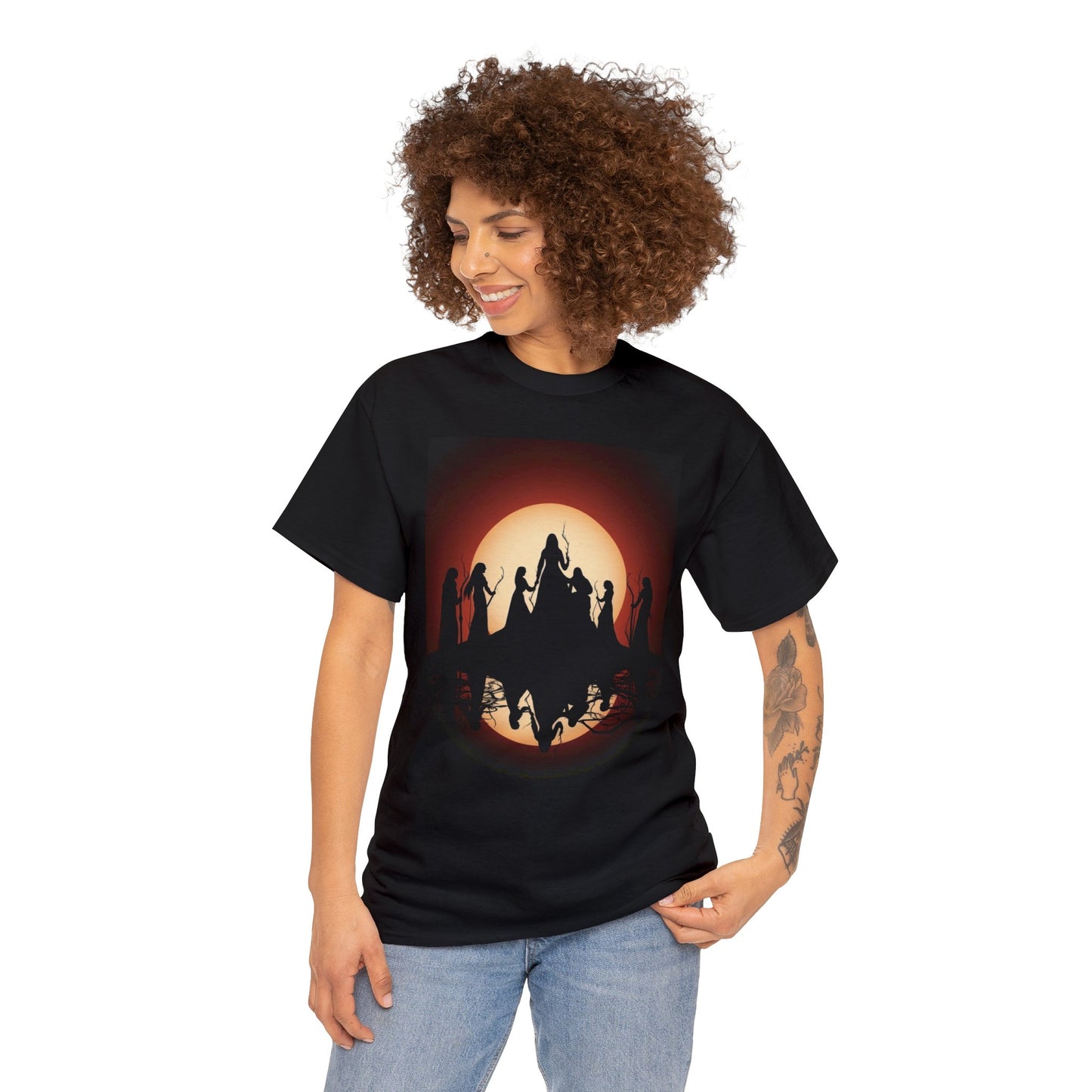 Unisex Mysterious and Powerful Witches Coven Shadow Ritual Tee