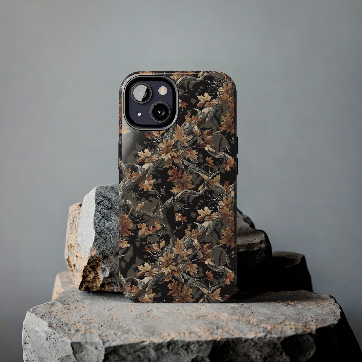 Camo Phone Case for iPhone - Lightweight, Impact Resistant, Wireless Charging Compatible