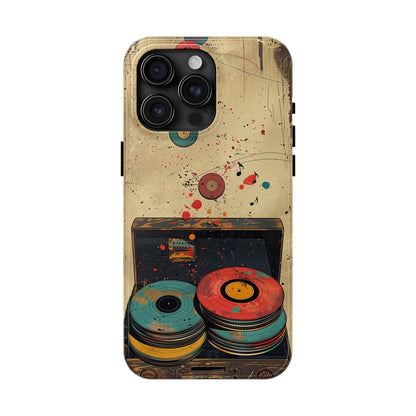 Vintage Audio Phone Case 2 for iPhone - Lightweight, Impact Resistant, Wireless Charging Compatible