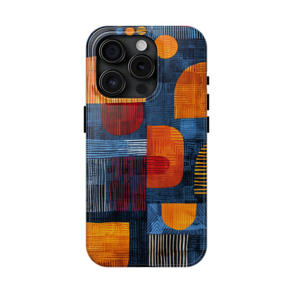 Cultural Tapestry Phone Case 3 for iPhone - Lightweight, Impact Resistant, Wireless Charging Compatible