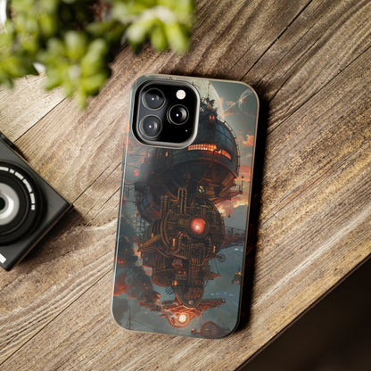 Steampunk Adventures 3 Phone Case for iPhone - Lightweight, Impact Resistant, Wireless Charging Compatible