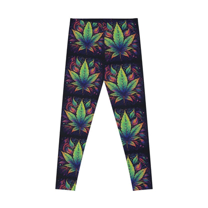 Cannabis Leggings for that special party or just hanging around in your comfy weed leggings.