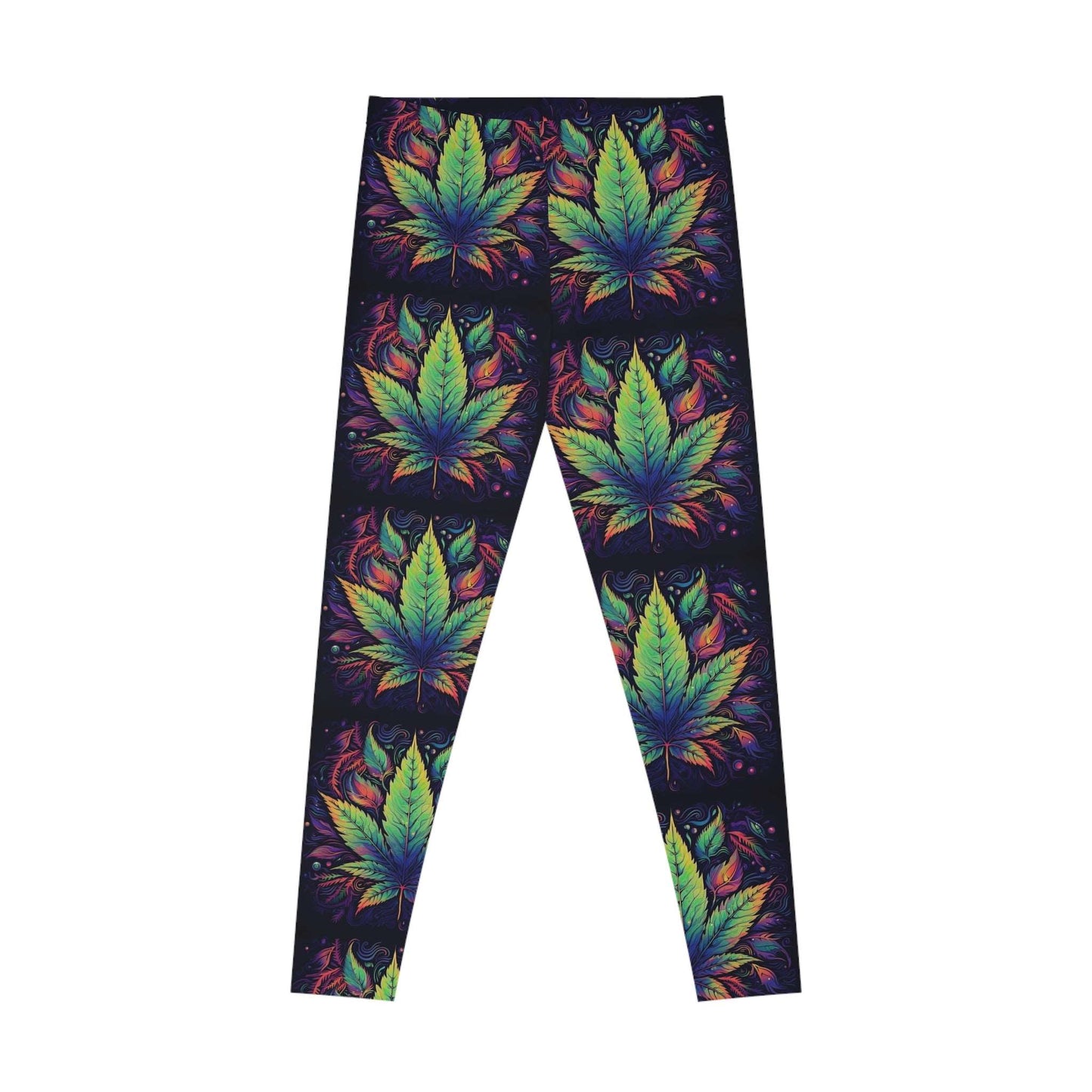 Cannabis Leggings for that special party or just hanging around in your comfy weed leggings.