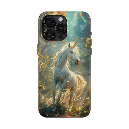 Fantasy Unicorn Phone Case for iPhone - Lightweight, Impact Resistant, Wireless Charging Compatible