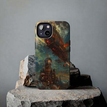 Steampunk Adventures 2 Phone Case for iPhone - Lightweight, Impact Resistant, Wireless Charging Compatible