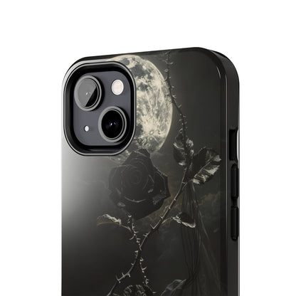 Gothic Elegance Phone Case for iPhone - Lightweight, Impact Resistant, Wireless Charging Compatible