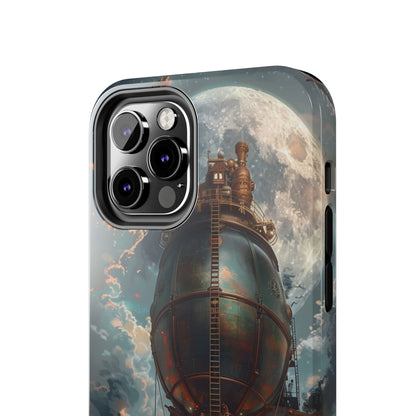 Steampunk Adventure Phone Case for iPhone - Lightweight, Impact Resistant, Wireless Charging Compatible