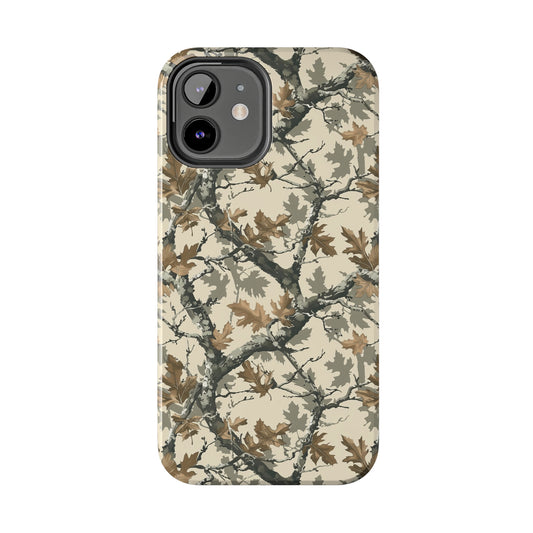 Light Camo Phone Case for iPhone - Lightweight, Impact Resistant, Wireless Charging Compatible