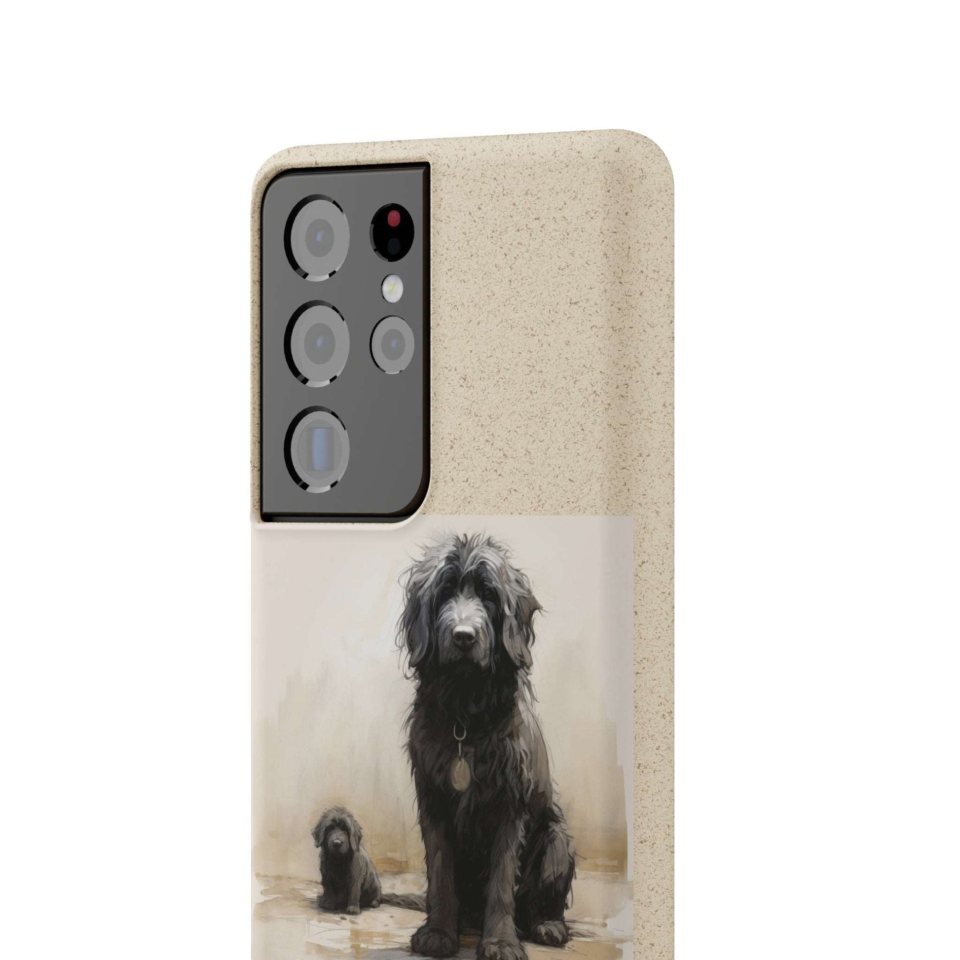 Biodegradable Custom Pet Phone Case, Dog iPhone Case, Doodle Phone Case, Newfypoo, Puppy phone case-AI phone case-AI By AJ