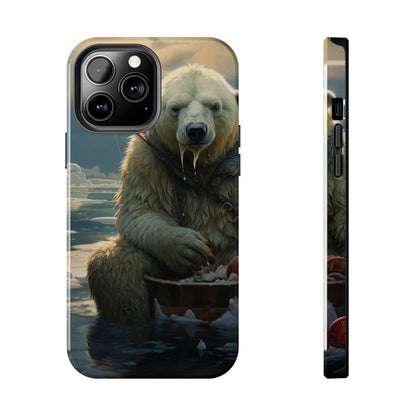 Polar Bear Phone Case for iPhone - Lightweight, Impact Resistant, Wireless Charging Compatible