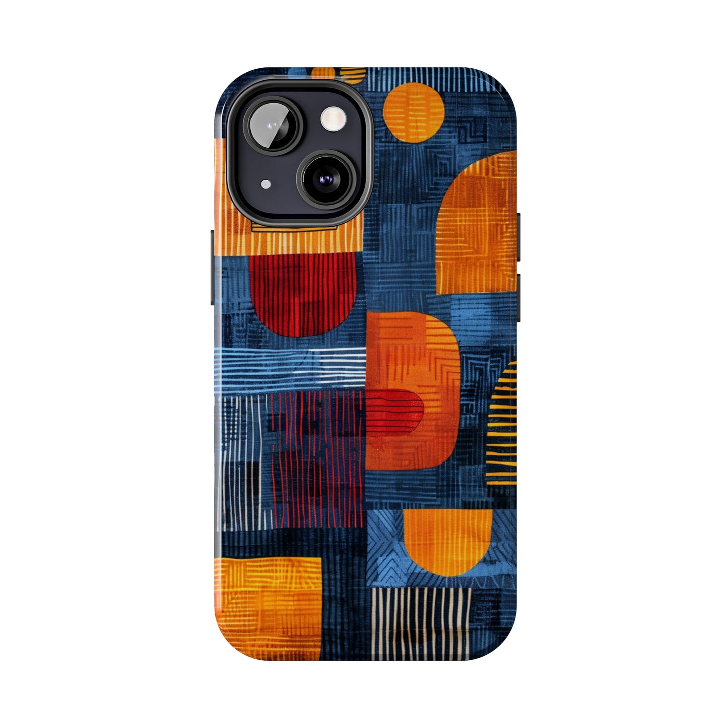 Cultural Tapestry Phone Case 3 for iPhone - Lightweight, Impact Resistant, Wireless Charging Compatible