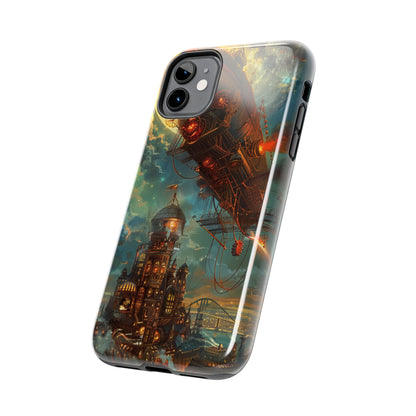 Steampunk Adventures 2 Phone Case for iPhone - Lightweight, Impact Resistant, Wireless Charging Compatible