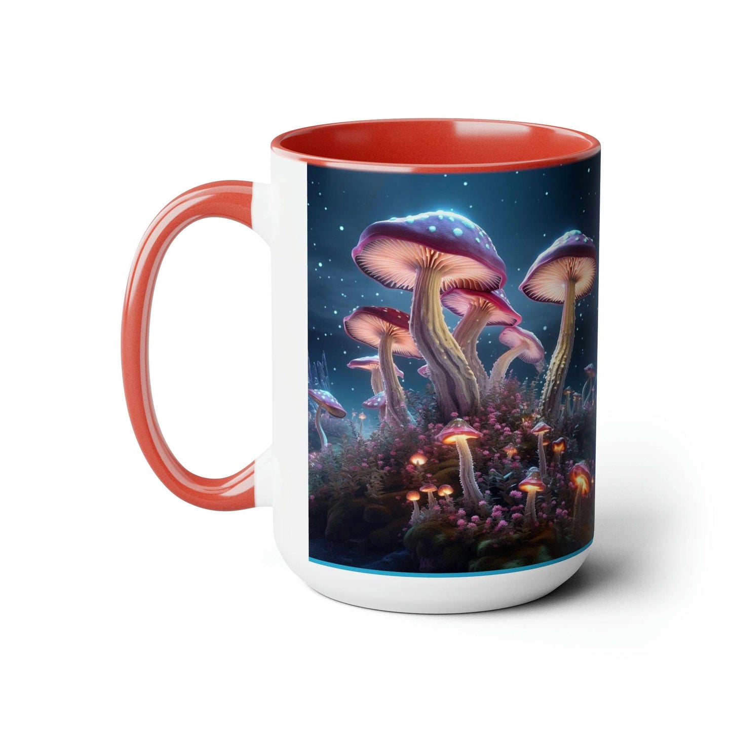 AI Art Mushroom Land Coffee Mug