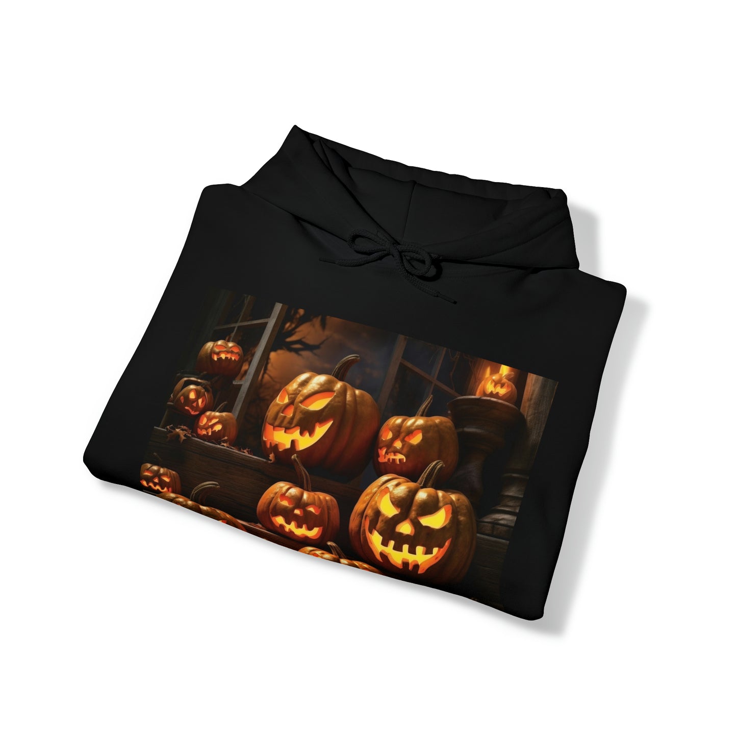 Dance of the Jack-O'-Lanterns Hooded Halloween Sweatshirt, Pumpkin Hoodie, Happy Halloween, Have fun on trick or treat