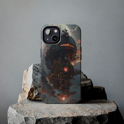 Steampunk Adventures 3 Phone Case for iPhone - Lightweight, Impact Resistant, Wireless Charging Compatible