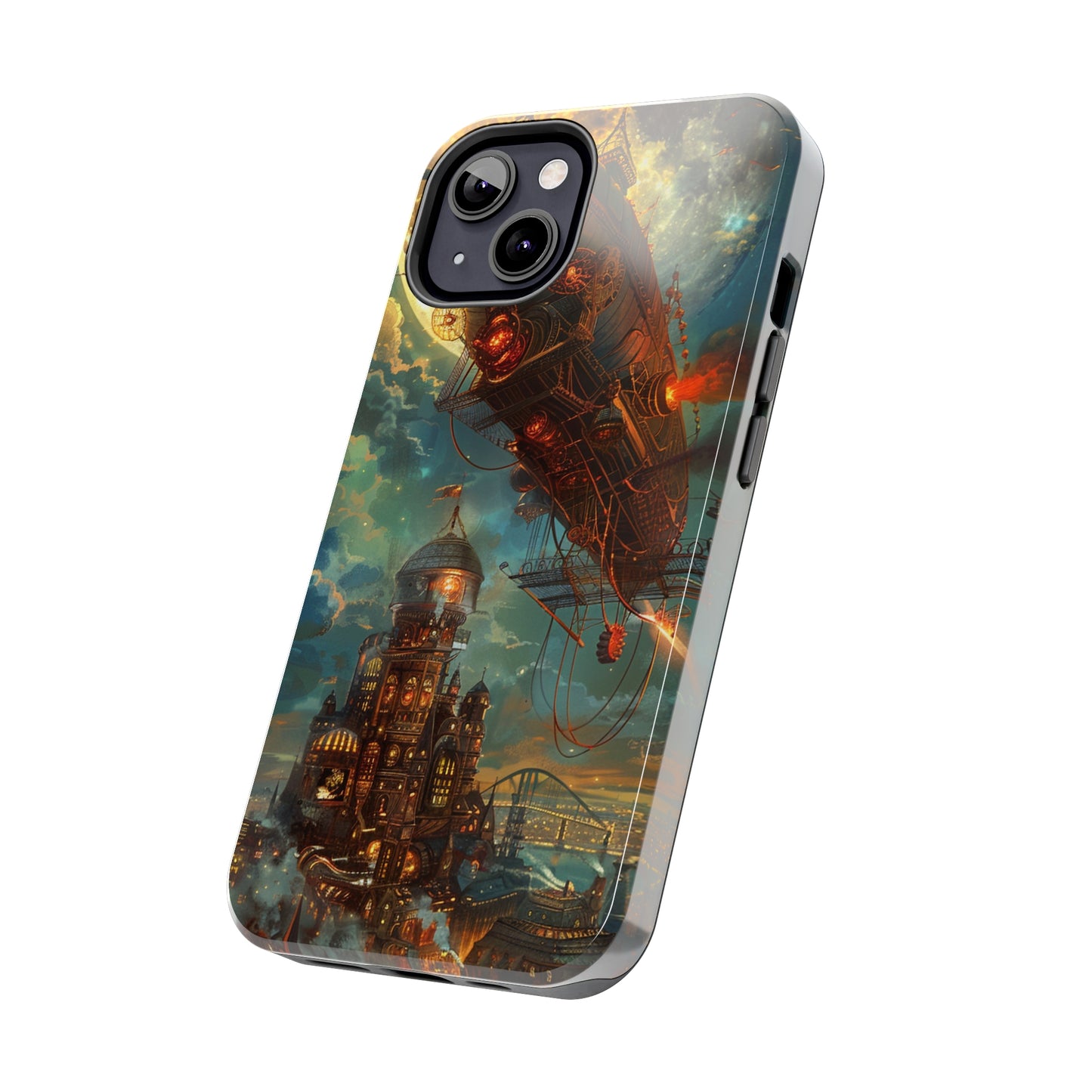 Steampunk Adventures 2 Phone Case for iPhone - Lightweight, Impact Resistant, Wireless Charging Compatible