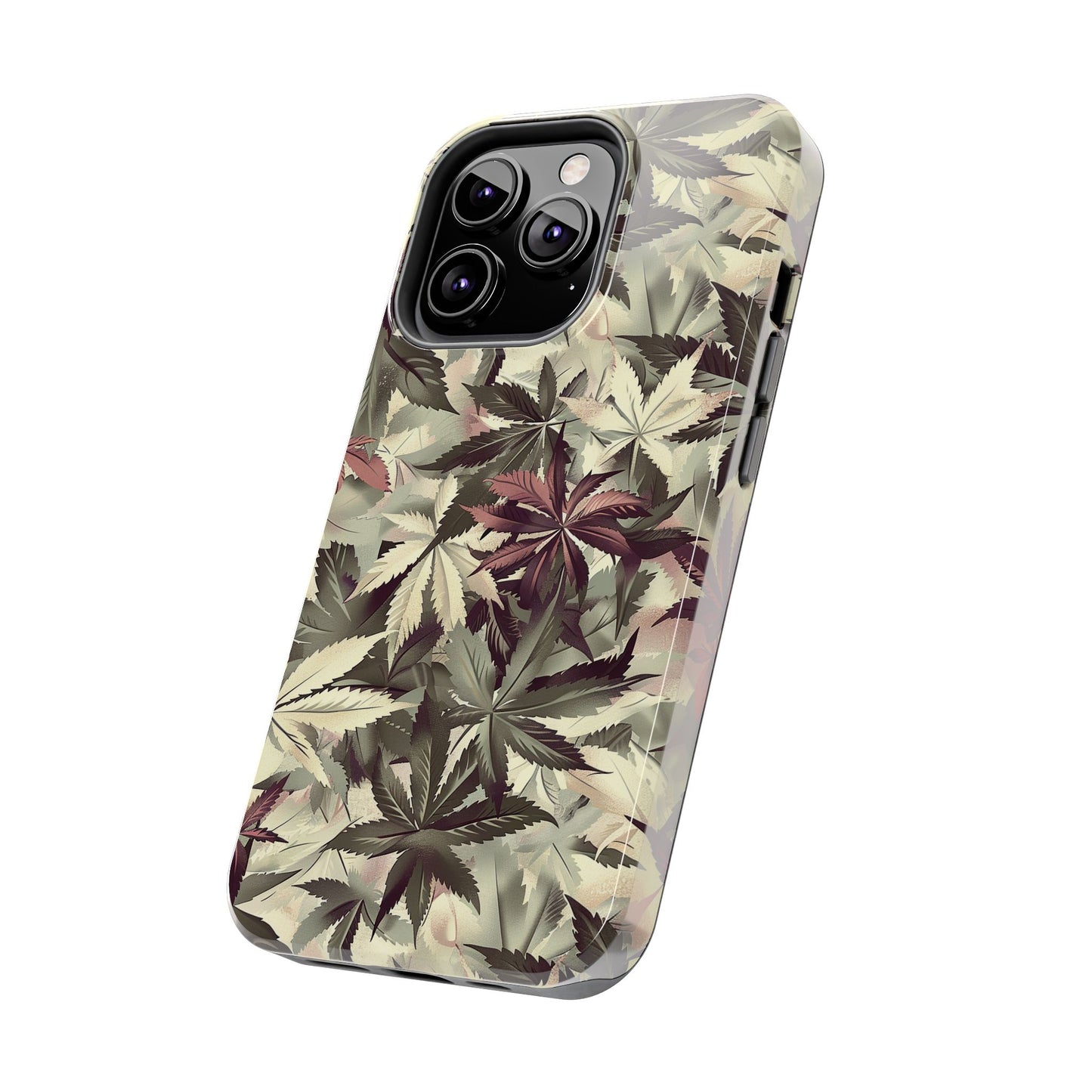 Cannabis Camo 2 Phone Case for iPhone - Lightweight, Impact Resistant, Wireless Charging Compatible