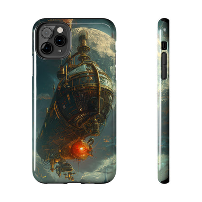 Steampunk Adventures 5 Phone Case for iPhone - Lightweight, Impact Resistant, Wireless Charging Compatible