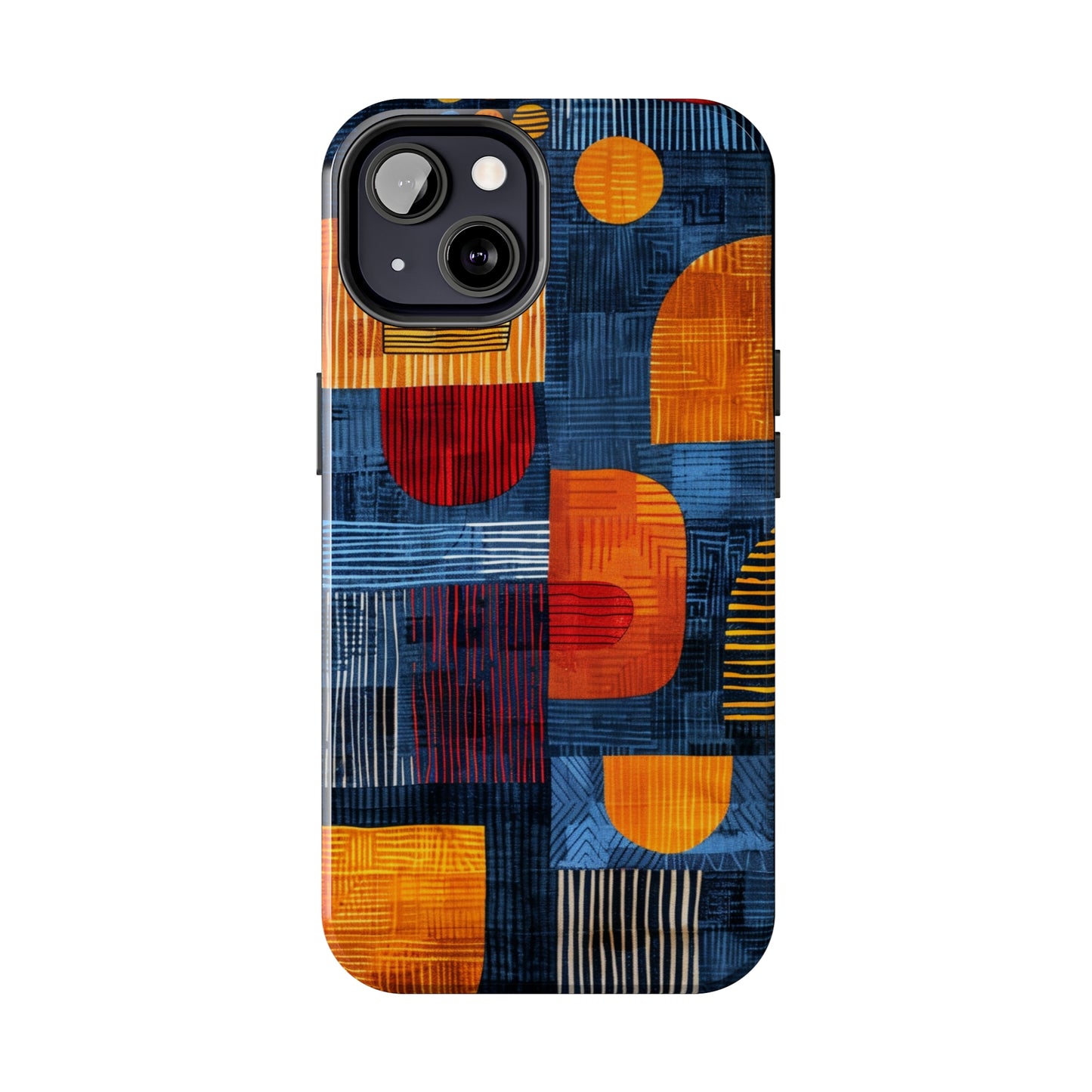 Cultural Tapestry Phone Case 3 for iPhone - Lightweight, Impact Resistant, Wireless Charging Compatible