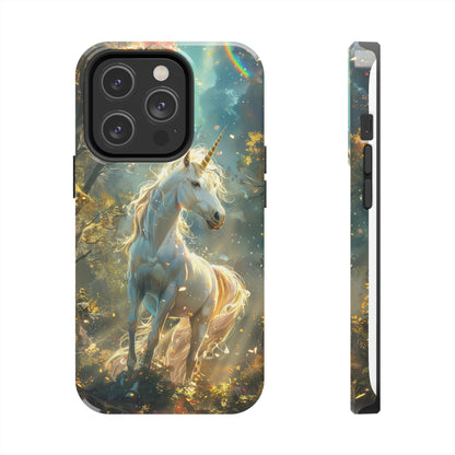 Fantasy Unicorn Phone Case for iPhone - Lightweight, Impact Resistant, Wireless Charging Compatible