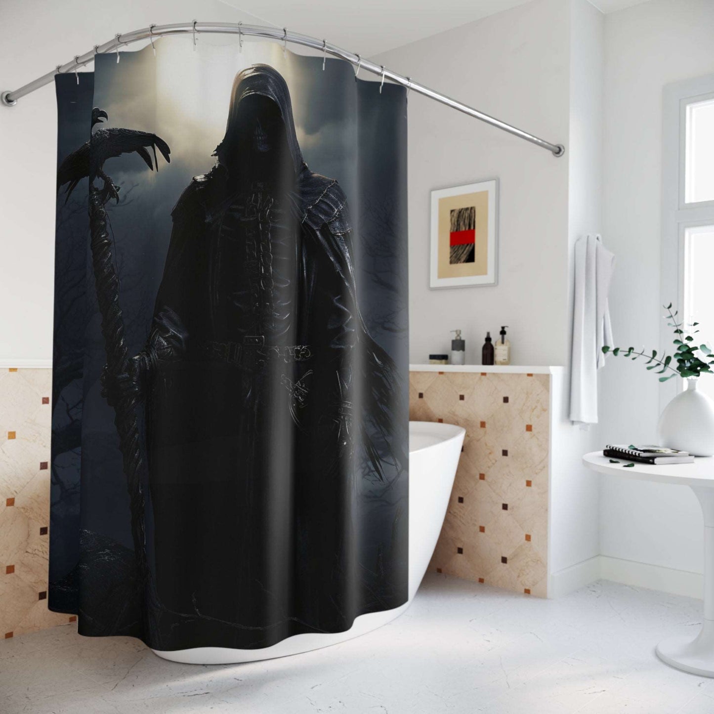 Grim Reaper Shower Curtain | Halloween Shower Curtain