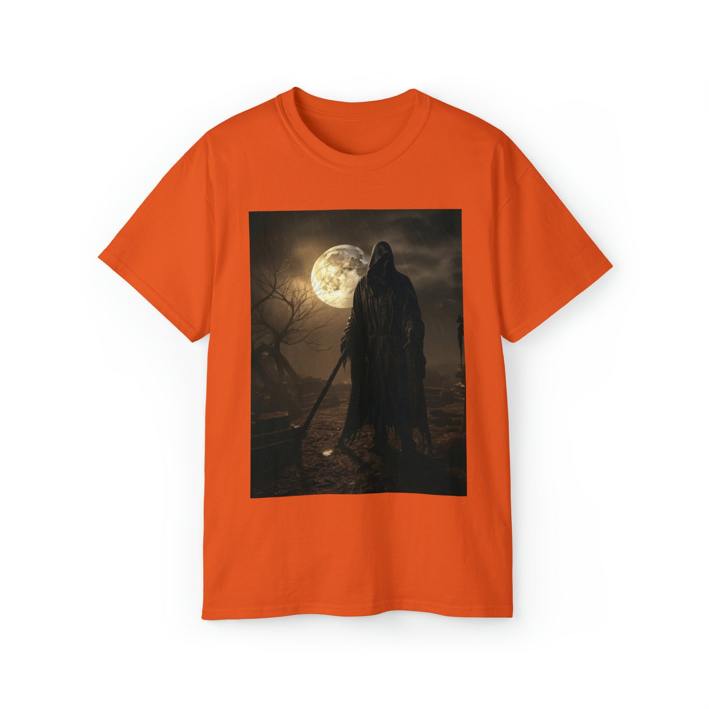 Unisex Grim Reaper's Another Halloween Night Out T-Shirt - Grim Reaper T-shirt, Reaper Shirt, Grim Reaper shirt