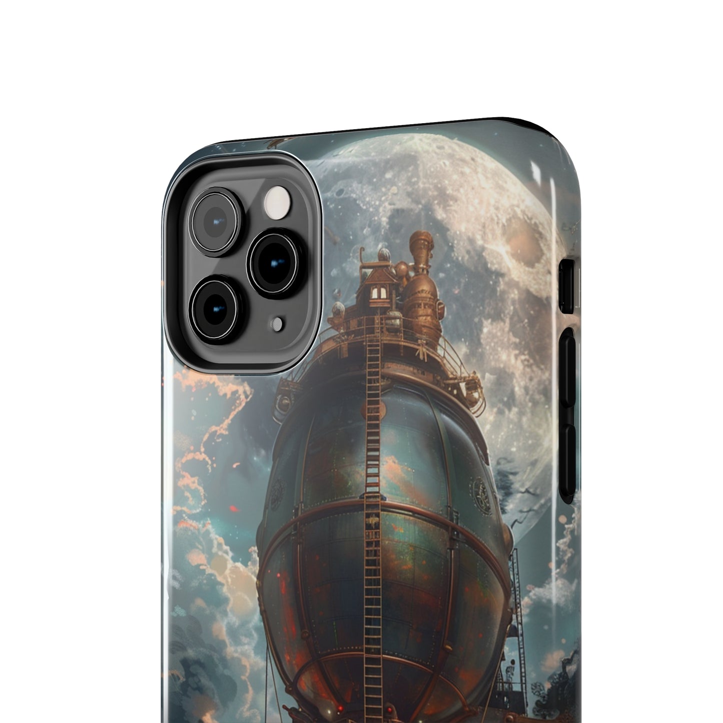 Steampunk Adventure Phone Case for iPhone - Lightweight, Impact Resistant, Wireless Charging Compatible