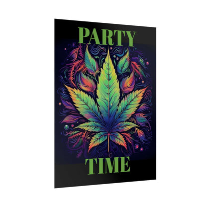 Neon Weed Poster