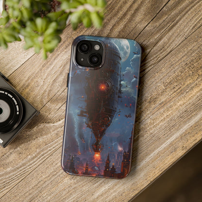 Steampunk Adventures 4 Phone Case for iPhone - Lightweight, Impact Resistant, Wireless Charging Compatible