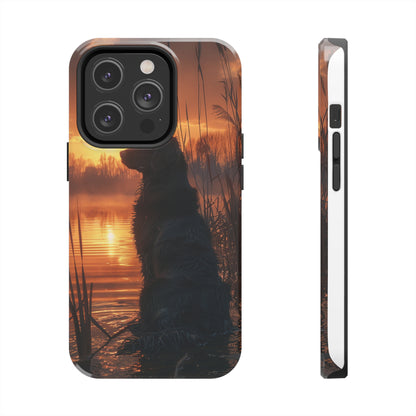 Hunting Dog Phone Case for iPhone - Lightweight, Impact Resistant, Wireless Charging Compatible