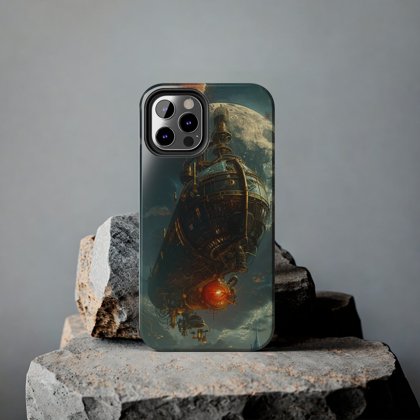 Steampunk Adventures 5 Phone Case for iPhone - Lightweight, Impact Resistant, Wireless Charging Compatible