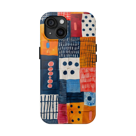 Cultural Tapestry Phone Case 2 for iPhone - Lightweight, Impact Resistant, Wireless Charging Compatible