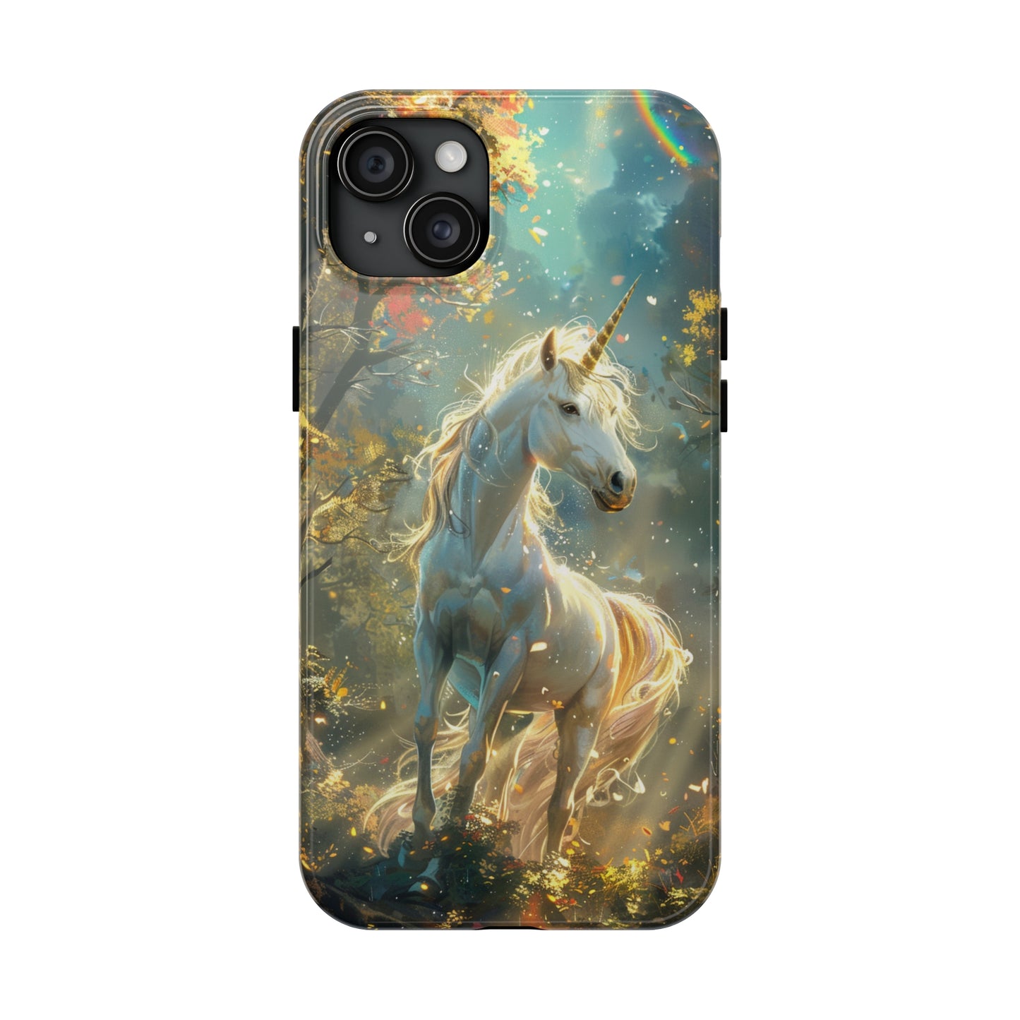 Fantasy Unicorn Phone Case for iPhone - Lightweight, Impact Resistant, Wireless Charging Compatible