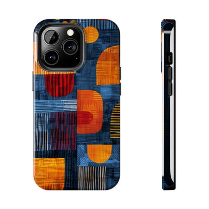 Cultural Tapestry Phone Case 3 for iPhone - Lightweight, Impact Resistant, Wireless Charging Compatible