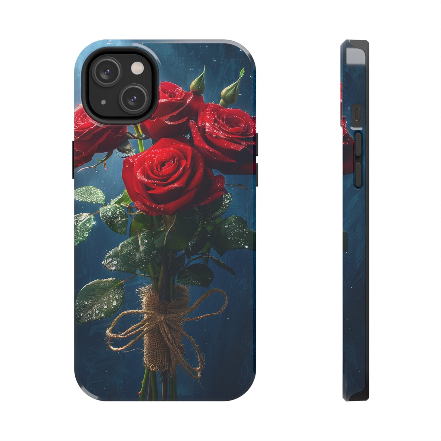 Roses Phone Case for iPhone - Lightweight, Impact Resistant, Wireless Charging Compatible