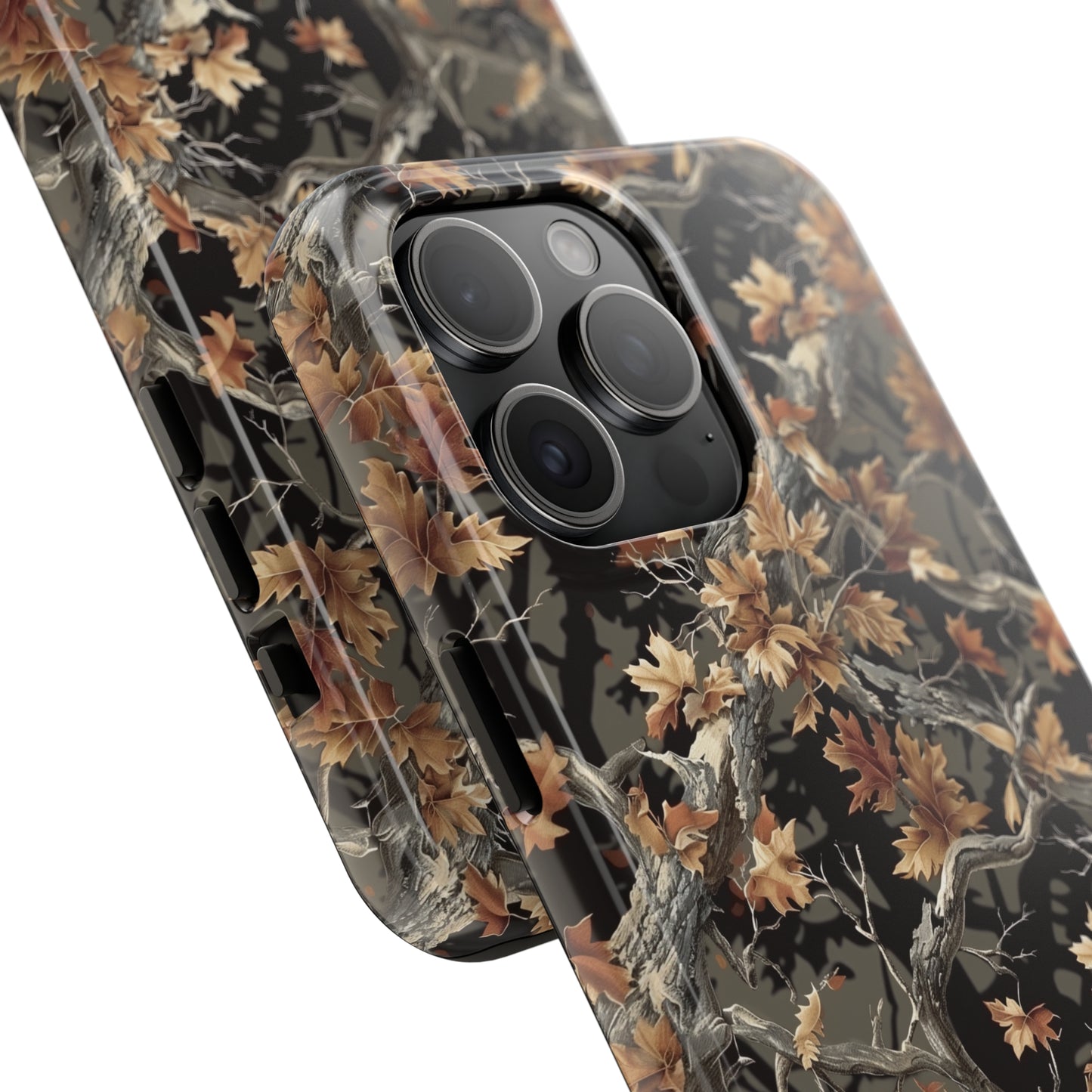 Camo Phone Case for iPhone - Lightweight, Impact Resistant, Wireless Charging Compatible