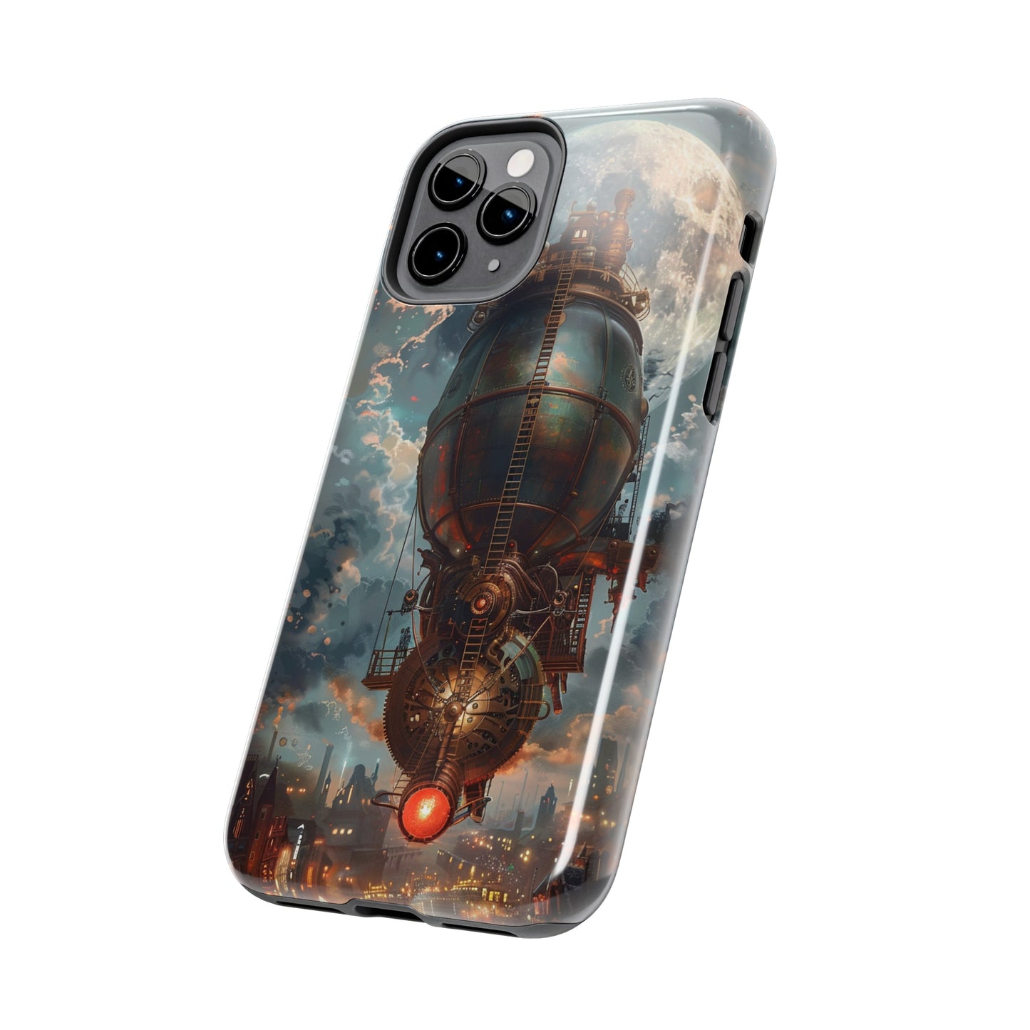 Steampunk Adventure Phone Case for iPhone - Lightweight, Impact Resistant, Wireless Charging Compatible