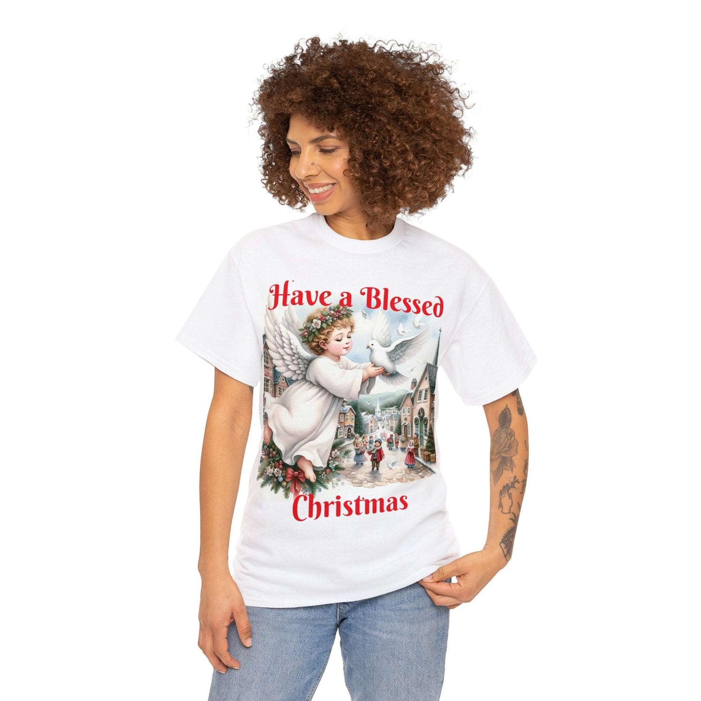 Christmas Angels Shirt for All Ages! Get a new Christmas Angel Tee Shirt as a Christmas gift for that special someone!