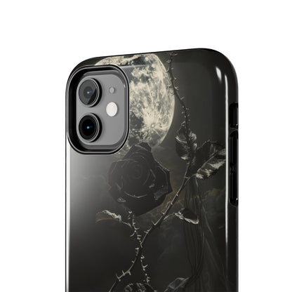 Gothic Elegance Phone Case for iPhone - Lightweight, Impact Resistant, Wireless Charging Compatible