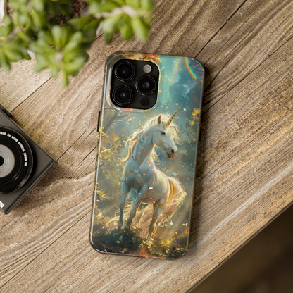 Fantasy Unicorn Phone Case for iPhone - Lightweight, Impact Resistant, Wireless Charging Compatible