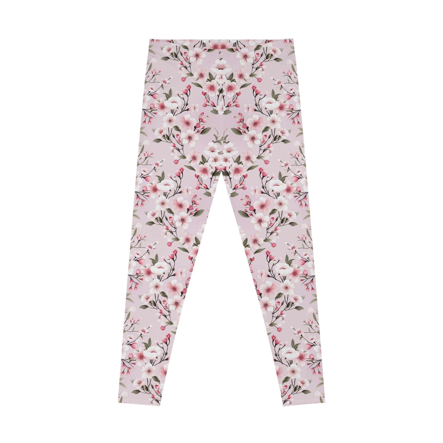 Cherry Blossom Flower Stretchy Leggings