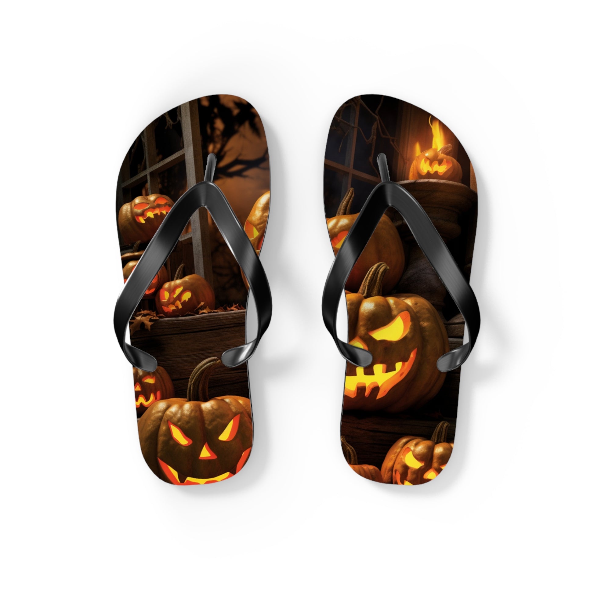 Halloween Flip Flops: The Perfect Shoes for Your Spooky Season Outfit, Great Halloween Gift, Halloween Accessory, Halloween Shoes