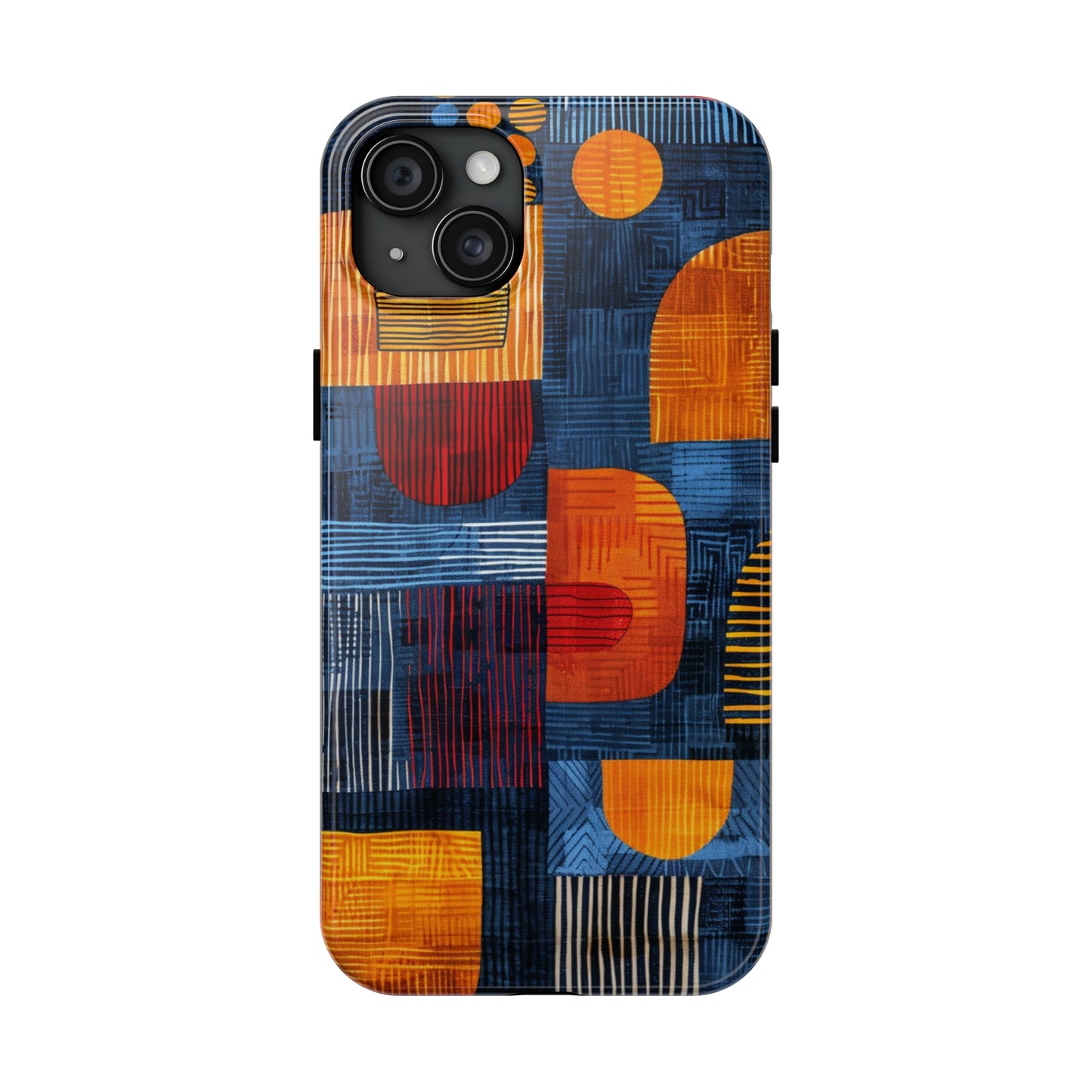 Cultural Tapestry Phone Case 3 for iPhone - Lightweight, Impact Resistant, Wireless Charging Compatible